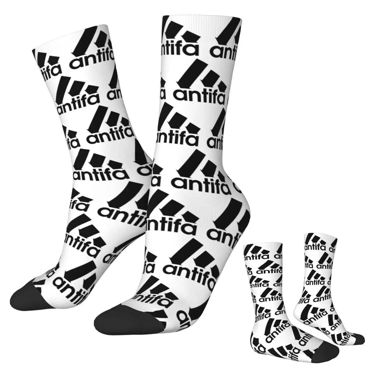 

Antifa Socks Harajuku Sweat Absorbing Stockings All Season Long Socks Accessories for Unisex Birthday Present