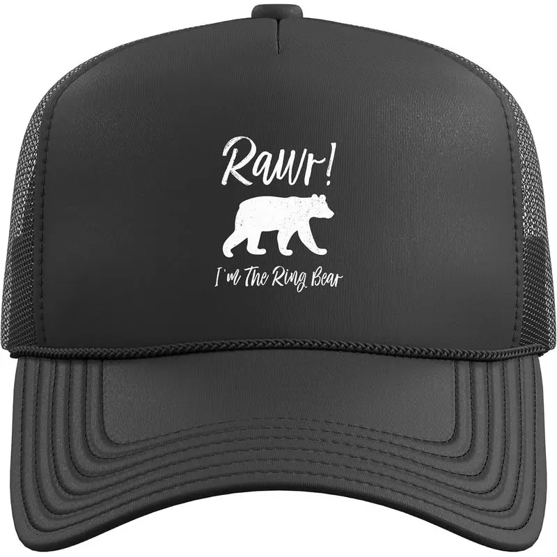 Ring Bearer Security Ring Security Ring Bearer Trucker Hat With Adjustable Mesh Back