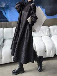 Dresses for Women 2023 New Autumn Long Sleeved Solid Long Dress Korean Elegant Party Dresses Streetwear Women's Clothing Robe