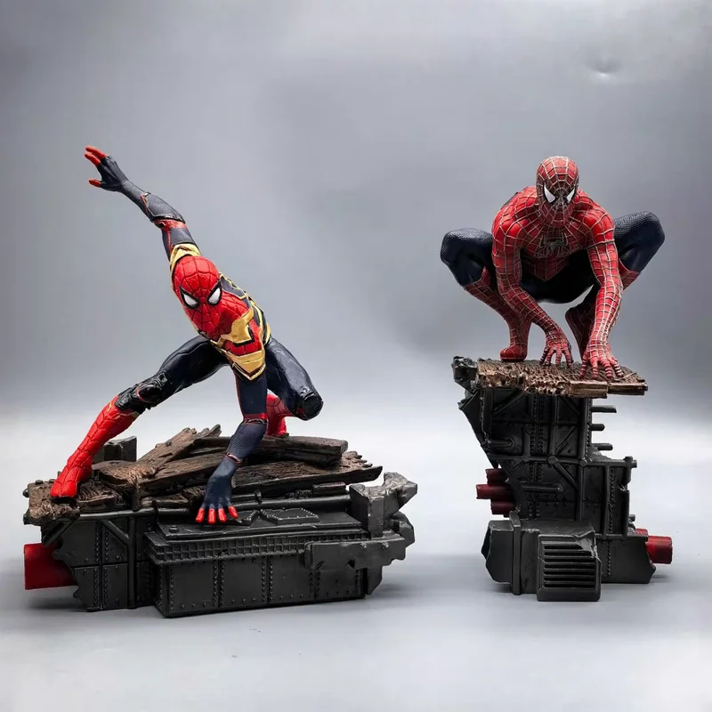 Neuer Spider Man: No Way Home Figur Spider Man Classic Poses Sammlung von Animationsmodellen Desktop-Ornamenten Raumdekoration