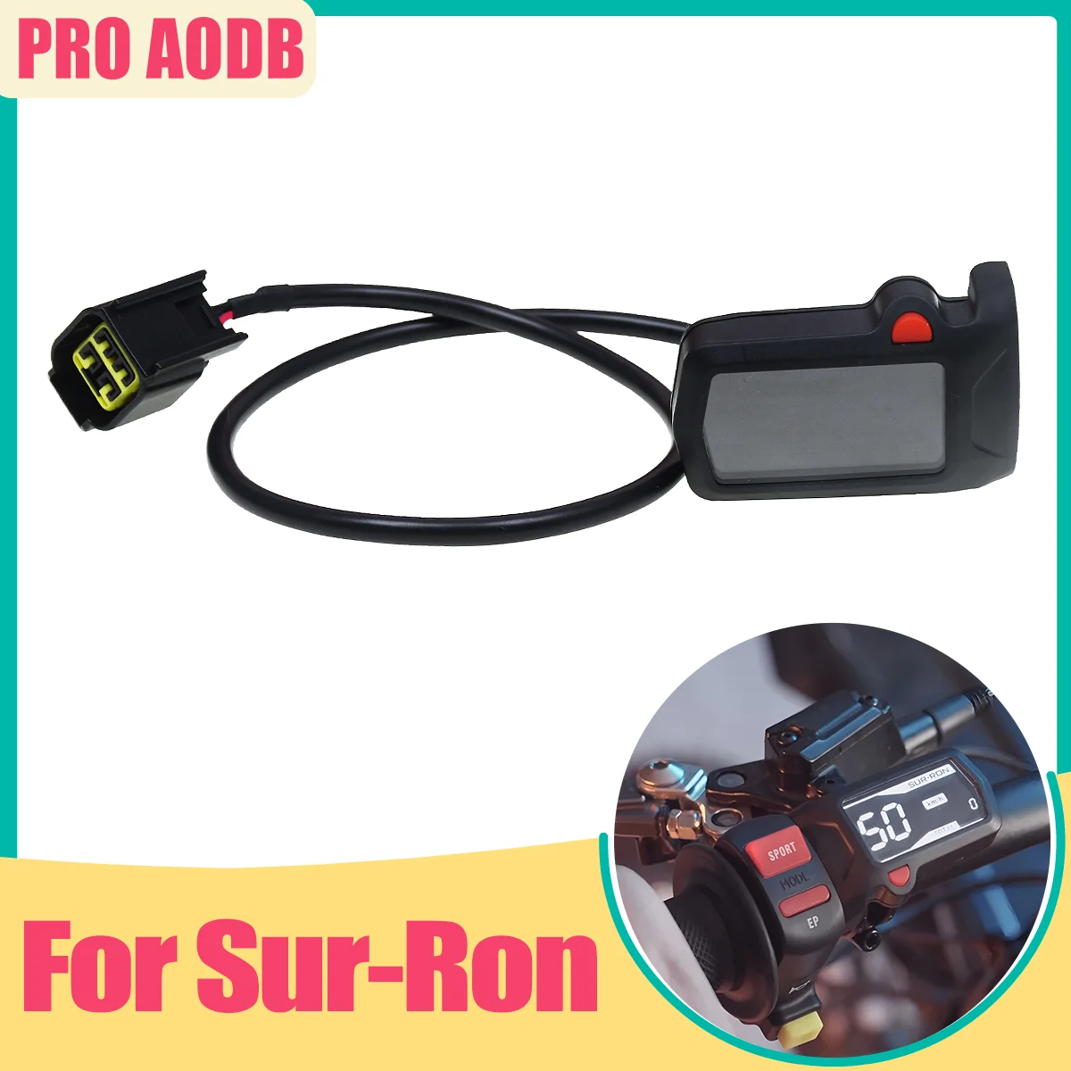 

Motorcycle Hour Meter Speedometer Switch Light Button Grips Kit parts Speedometer For Sur Ron Sur-Ron Surron Light Bee