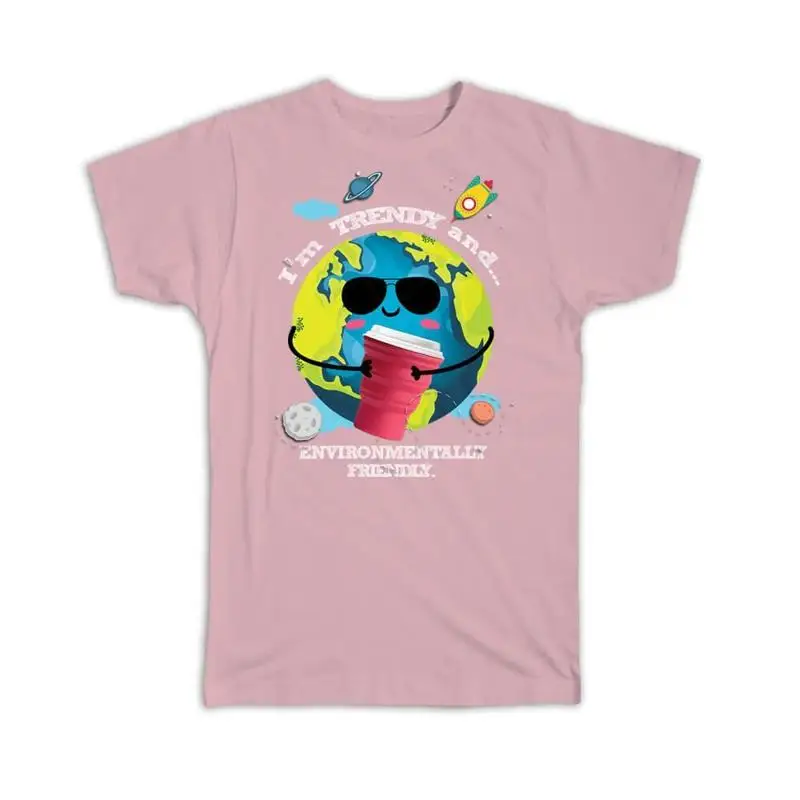 

Экологически чистая модная футболка из экологического стекла для переработки земли