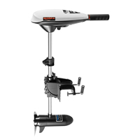 660W 12V Electric Outboard Engine 65lb Thrust Trolling Motor Fishing Boat Engine Telescopic Handle Marine Outboard Motor 1420RPM
