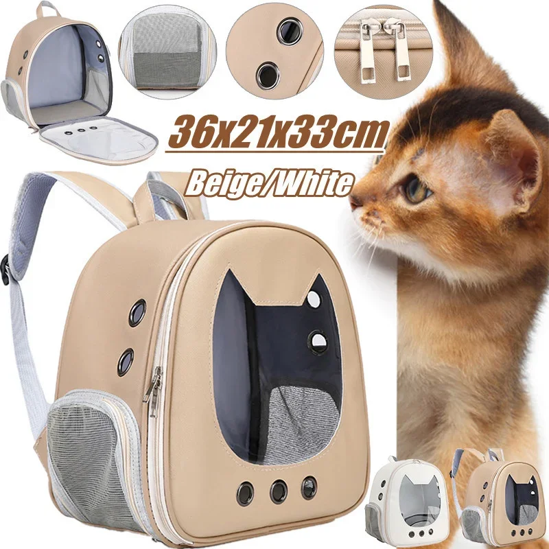 

Carrier for Cats Outdoor Pet Shoulder Bag Carriers Portable Backpack Transparent and Breathable Suitable for Small Dogs Cats