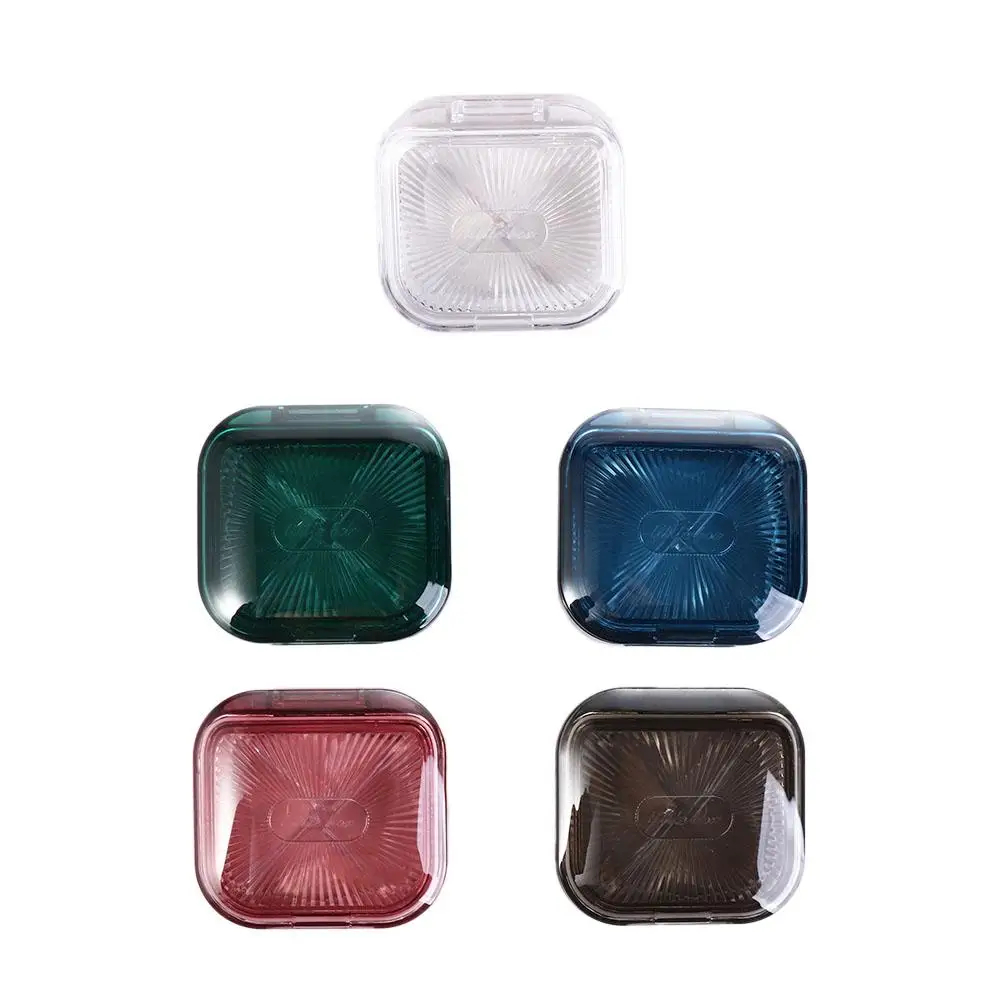 Case Pill Box With Partition Plate Rings Container Invisible Braces Storage Case Transparent Jewelry Box Earring Storage Case