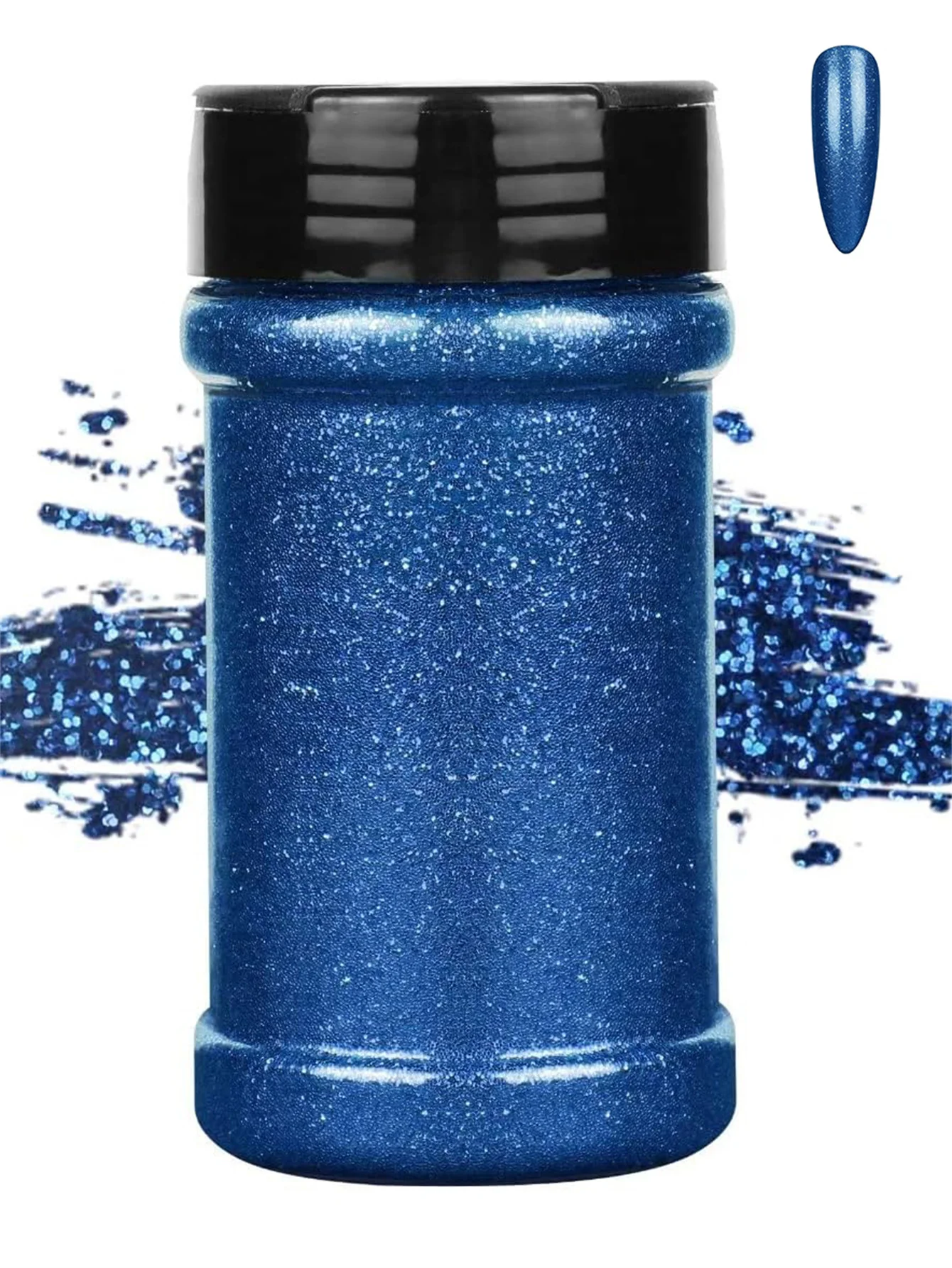 Feiner irisierender Glitzer für Bastelarbeiten | 1/128" Halloween, PET-Flocken, Bastel-Pailletten, Epoxid-Chips für Kürbisse, Epoxidharz, Nägel, Gel – Detail 5