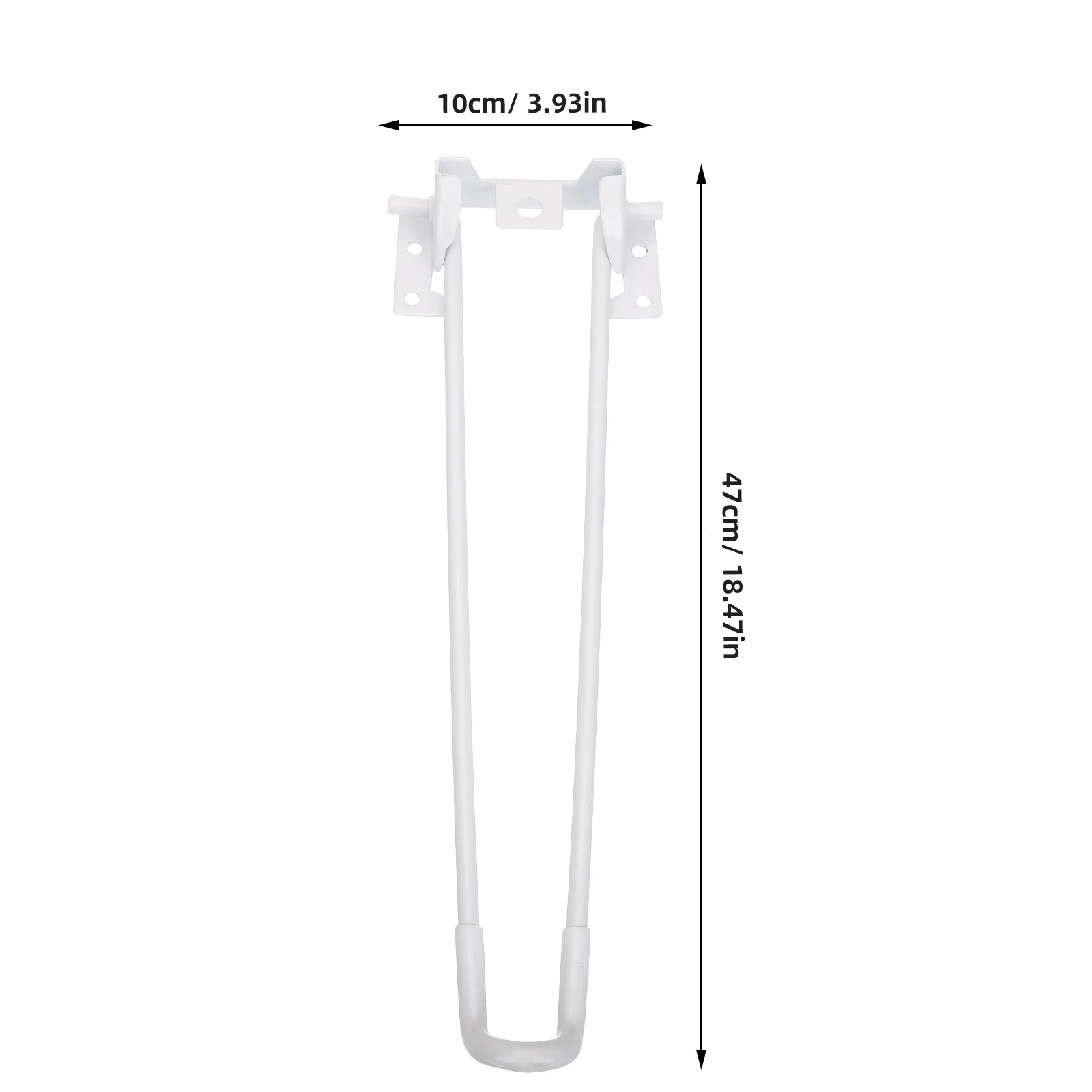 Gambe pieghevoli a forcina da 4 pezzi Gambe in metallo per mobili Tavoli pieghevoli Tavolino da caffè Laptop Scrivania Tavolino Stabilità