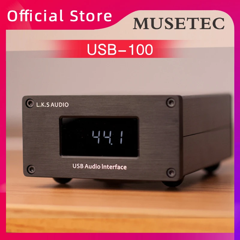 L.K.S Audio LKS Musetec USB-100 Amanero Solution Independent USB Interface HIFI Ignition Level New Ltalian Upgrade Module