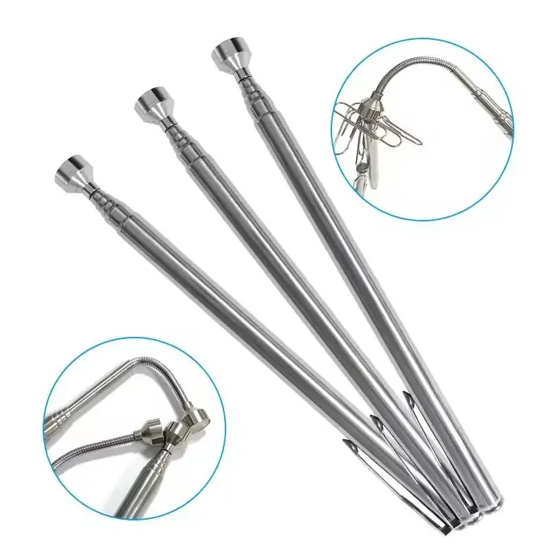 Telescopic Magnetic Pickup Tool For Car Repairing Maintenance Pen Style 25.6inch Mini Portable Telescopic Magnetic Magnet Pen