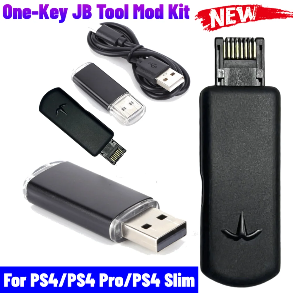 NEW One-Key JB Tool Mod Set USB Dongle with Ethernet Type-C Cable Kit JB USB Adapter for PS4/Pro/Slim FW 9.0-11.0 System