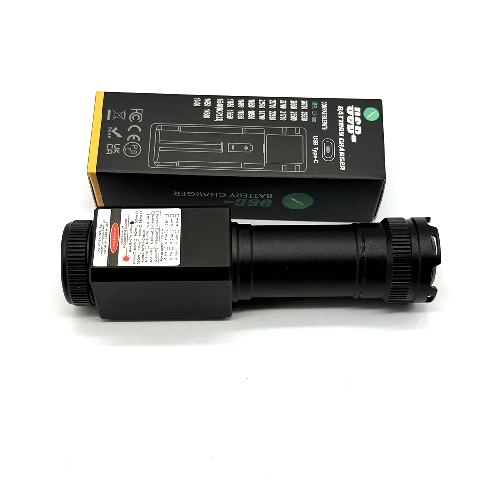 Focusable 520nm 525nm Green Light Laser Module Waterproof Dive Exploration LED Lights