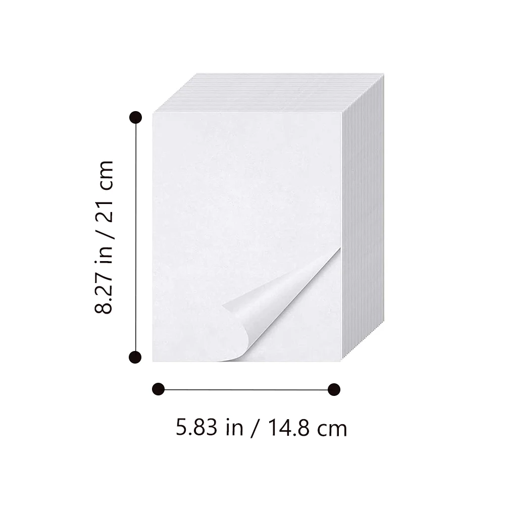 20 Sheets Sticker DIY Supplies Cover Paper Home Release Papers Drawing Anti-stick Non-Stick Covers Box