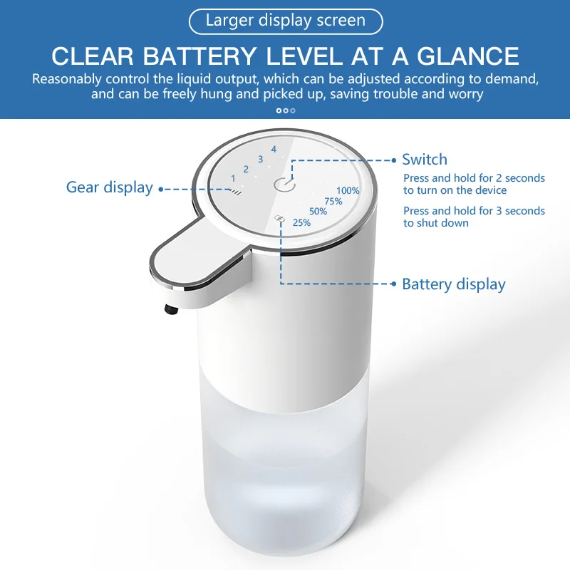 Dispensador de jabón inteligente para el hogar, máquina de espuma de inducción automática, desinfectante de manos eléctrico para teléfono móvil