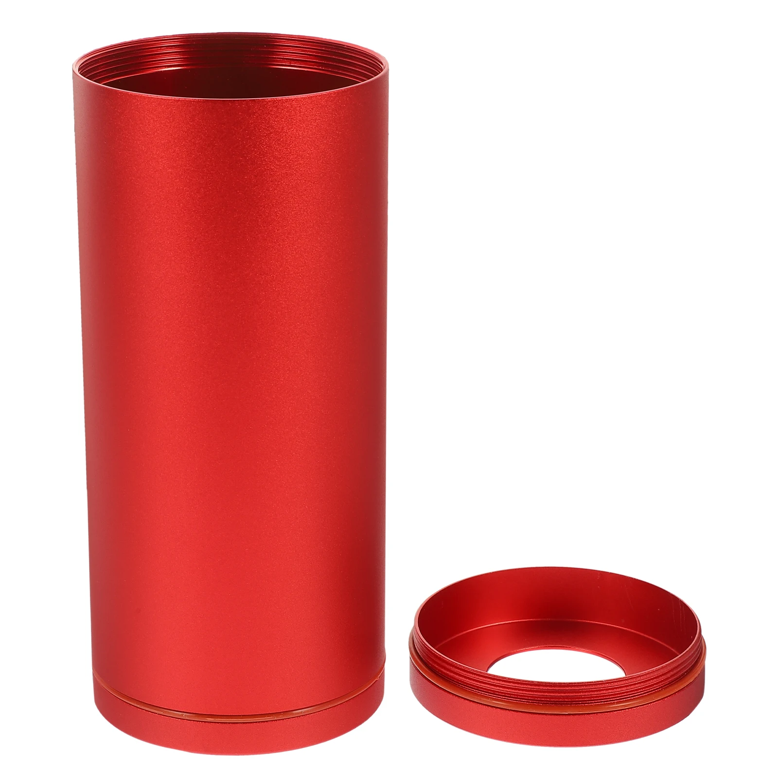 

1pc Metal Car Tissue Holder Cylinder Tissue Box Round Paper Towel Storage Organizer Aluminum Alloy Home Office Napkin