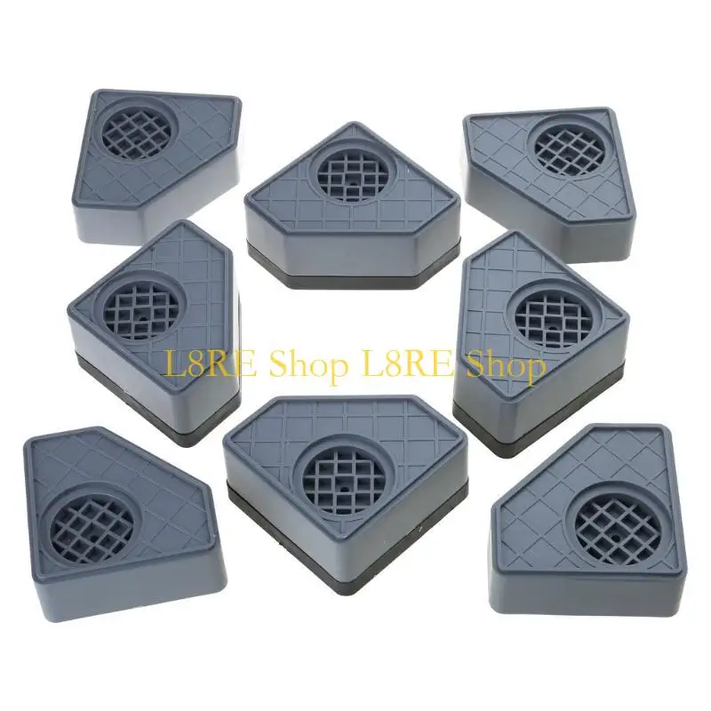 L8RE 4 PCS Холодильник Выравнивание ног Устремительная стиральная машина анти вибрационная площадка