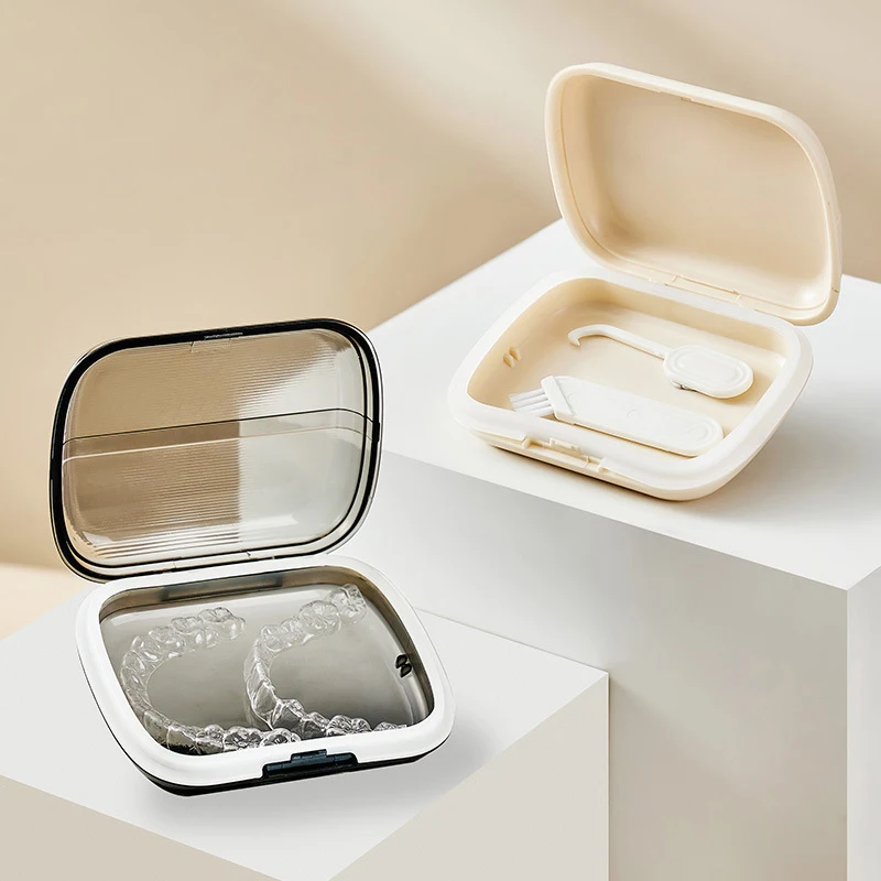 

Invisible Braces Box, Orthodontic Teeth Holder Storage Box, Denture Corrector, Arch Expander, Cleaning And Soaking Box