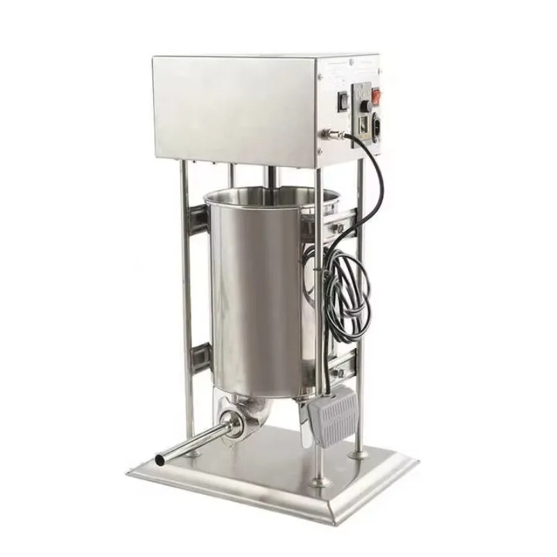 10L Sausage Making Machine Automatic Electric Sausage Stuffer Hotdog Maker Ham Salami Sausage Filler Filling Machine