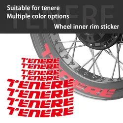 For Tenere 660 700 1200 XTZ 700Z XT1200Z Super T 700 Motorcycle Wheel Sticker Motocross Reflective Rim Decal Accessories