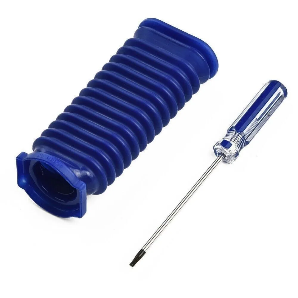 Replacement Suction Hose Soft Velvet with Screwdriver Motorized Nozzle Vacuum Cleaner Hose for Dyson V6/V7/V8/V10/V11/V15