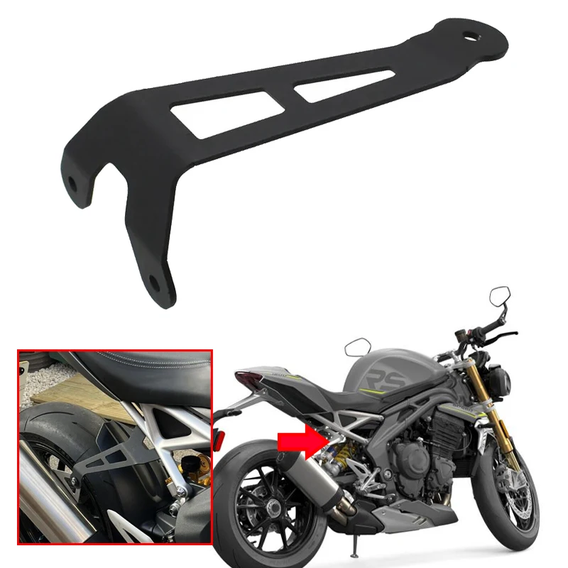 

Fit For SPEED TRIPLE Speed Triple 1200RS 1200RR 2021 2022 Metals Exhausts Hangers Motorcycle Accessories Exhaust Bracket Hanger
