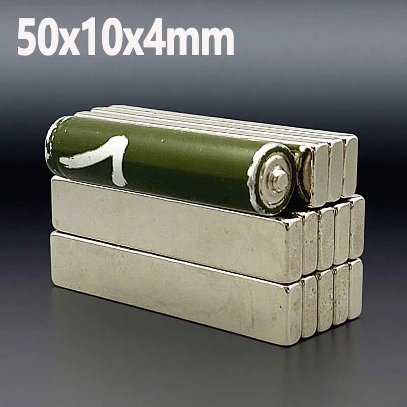 50x10x4mm Magnet Office Garage Tool Refrigerator Kitchen Craft Fridge Diy Magnet 2-50pcs Square Block Shape 50*10*4mm Accessory