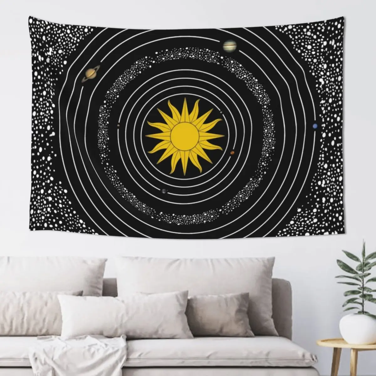 

Solar System Sun & Planets Space Astronomy Cosmos Universe Tapestry Home Decorators House Decorations Tapestry