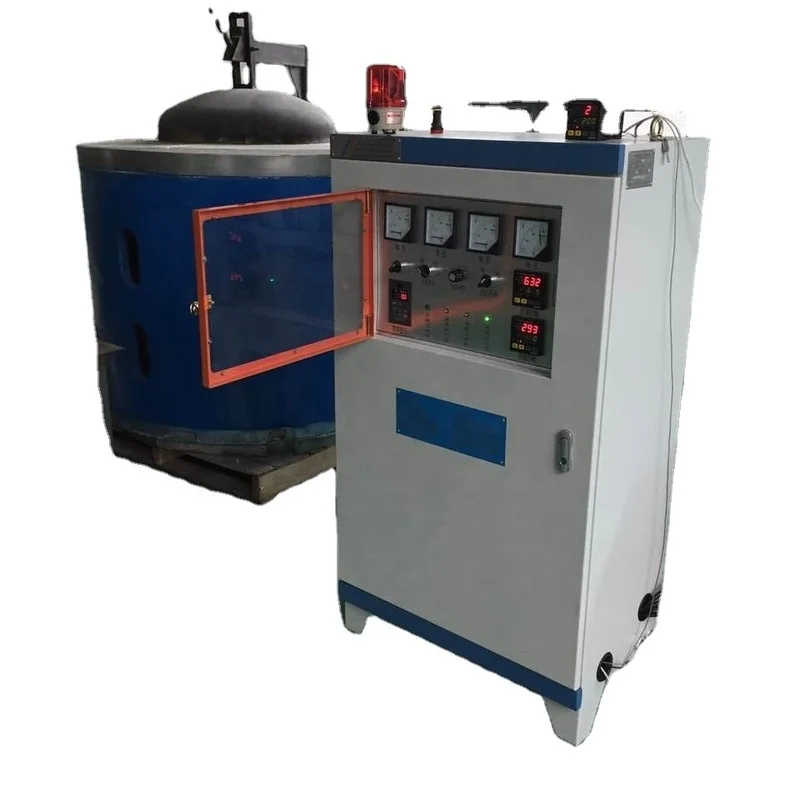China Factory Price Energy Saving Type 60KW Induction Melting Furnace For Aluminium Alloys