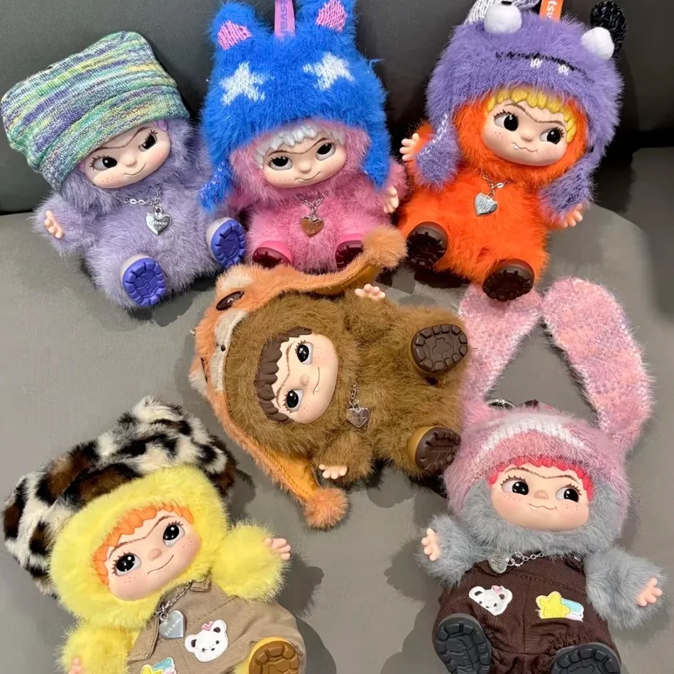 新しいワクク ファジー トレンディ ファン パーティー ブラインドボックス キュート ワクク アクションフィギュア ミステリーボックス キュートドール バッグペンダント ドール サプライズバッグ ギフト