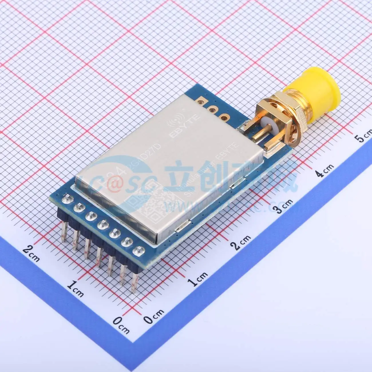 2pcs E34-2G4D27D transceiver 2.4GHz GFSK RF Wireless Communication Module for Smart Home System
