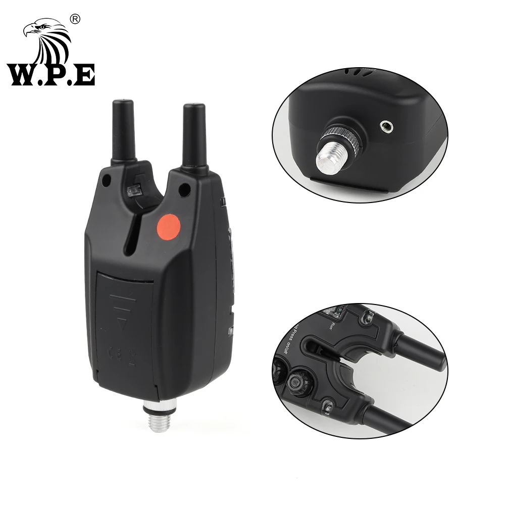 Kit de alarmas de mordida para carpa W.P.E LED sonido inalámbrico - imagen 3