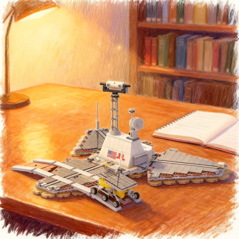 2102pcs MOC NASA Mars Lander Pathfinder Sojourner 1 9 Space Model Building blocks Construction toys Christmas gifts Brick Kids