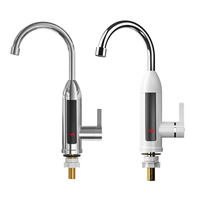 3000W Tankless Heating Faucet 360 Degree Adjustable Electric Hot Water Heater Faucet Fast Heating Tap for Kitchen Sink