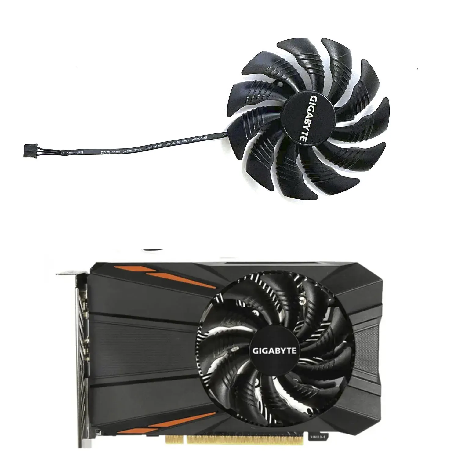 88MM 3PIN PLD09210S12HH New GPU Fan Suitable for Gigabyte RX 560 550 GTX 1050 1050Ti Graphics Card Cooling Fan