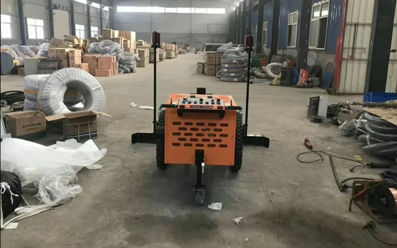 Two Wheels Concrete Leveling Screed Of Building Equipment