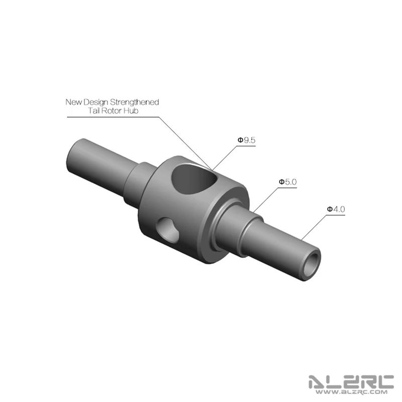 ALZRC New Tail Rotor Hub For Devil 420 FAST 3D Fancy RC Helicopter Aircraft Accessories TH18799-SMT6