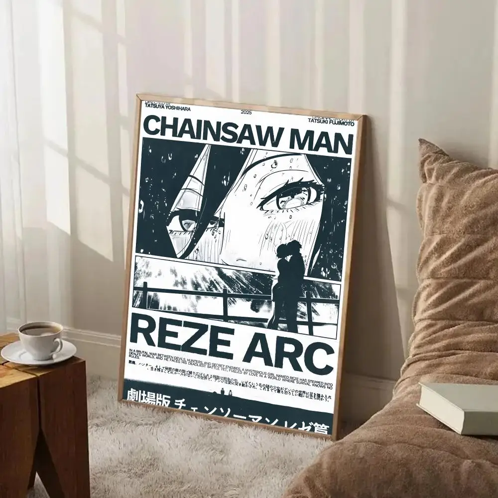 Anime Devil C-Chainsaw Man Poster, Gemälde, Wandkunst, Wandbild für Wohnzimmer, Heimdekoration und Geschenke – Detail 9