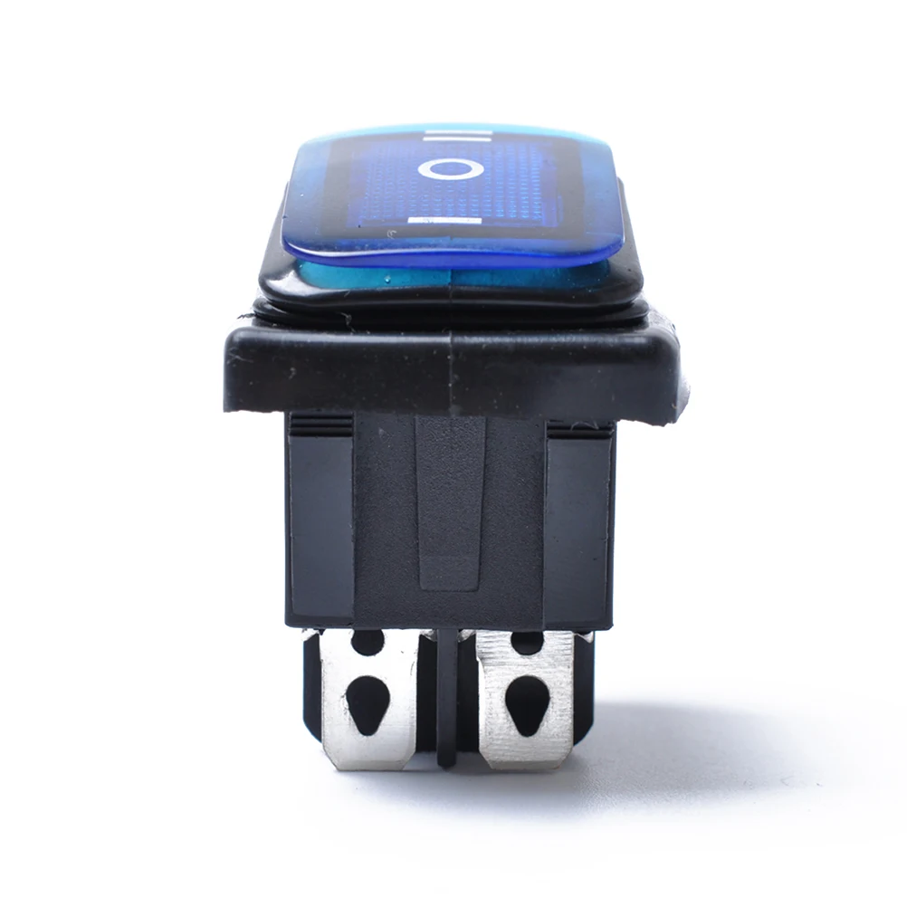 

6 Pin Waterproof Rocker Round Boat Car DC 12V Universal Silver Terminal Dust Water Resistant Auto Electrical for Vehicle