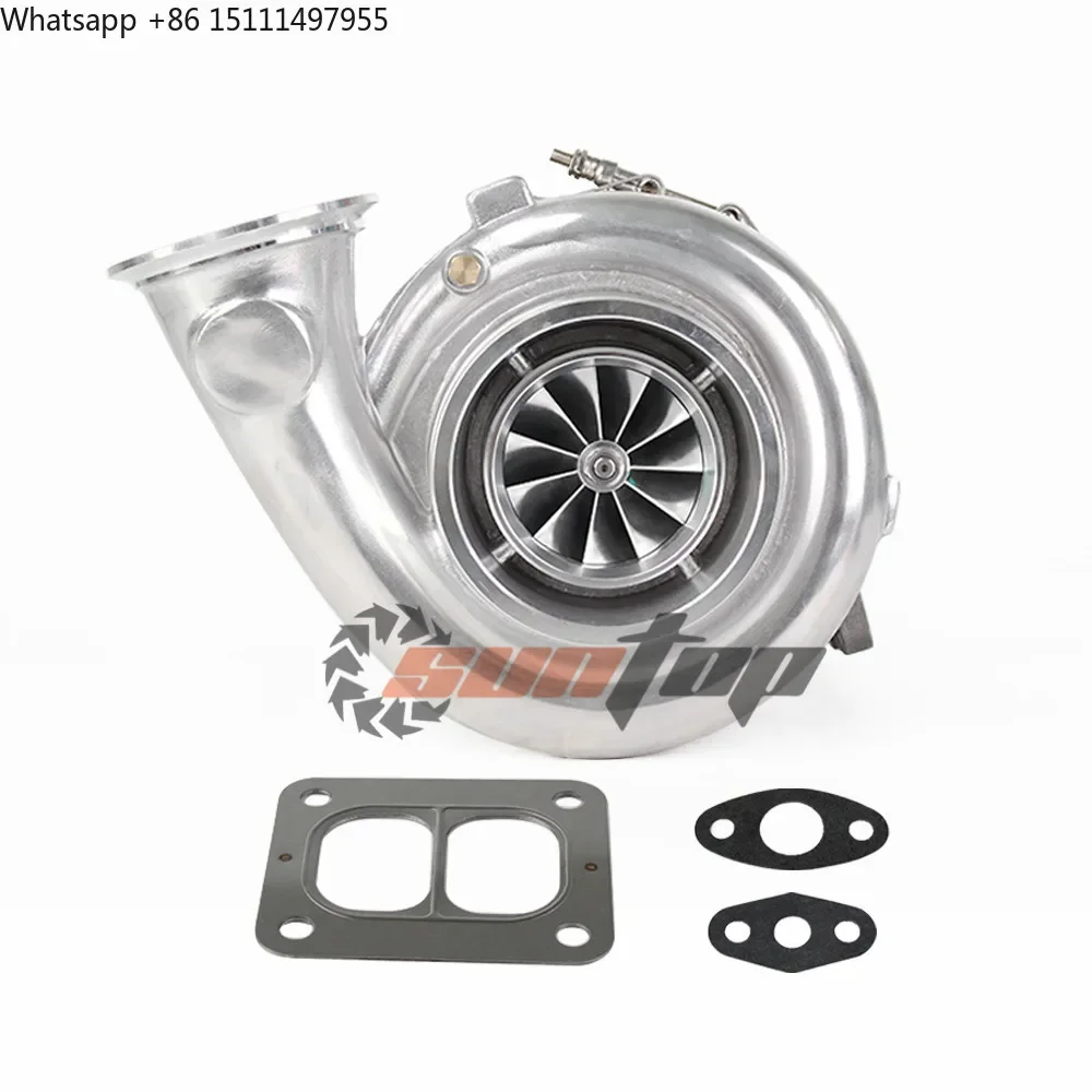 STX42 Billet Wheel Turbocharger New Oil Cooled T4 Inlet with 6 Bolts Outlet Turbo Boost Control