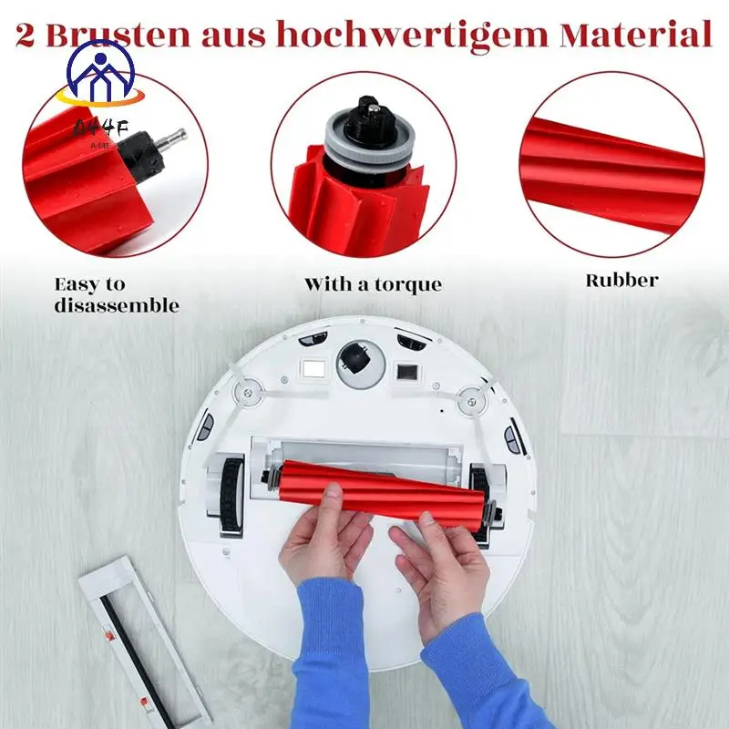 

A44F-Accessory Set For Roborock S7 Pro Ultra/S7 Maxv Ultra, Dust Bags, Main Roller Brush Robot Vacuum Cleaner Parts