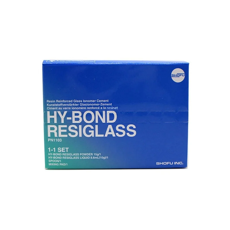 Dental Material SHOFU Resin Reinforced Glass Ionomer Adhesive Cement 1-1 Set Dental Oral Material Powder 15g + Liquid 8.6ml - view 2