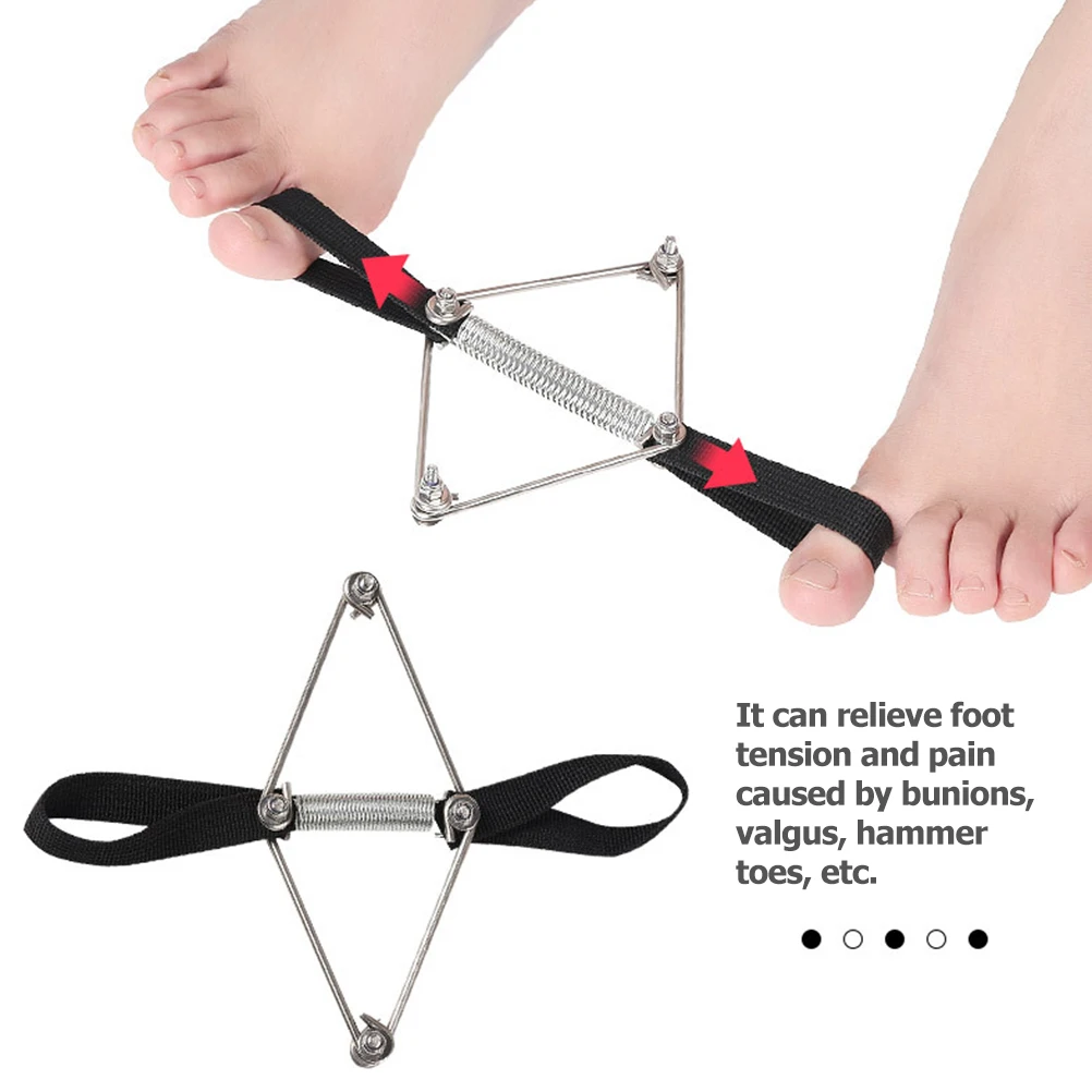 

2 шт., ремешок для упражнений Hallux Valgus, носилки для пальцев, эластичная лента для коррекции пальцев ног, облегчение боли, выпрямитель бурсита бурсита