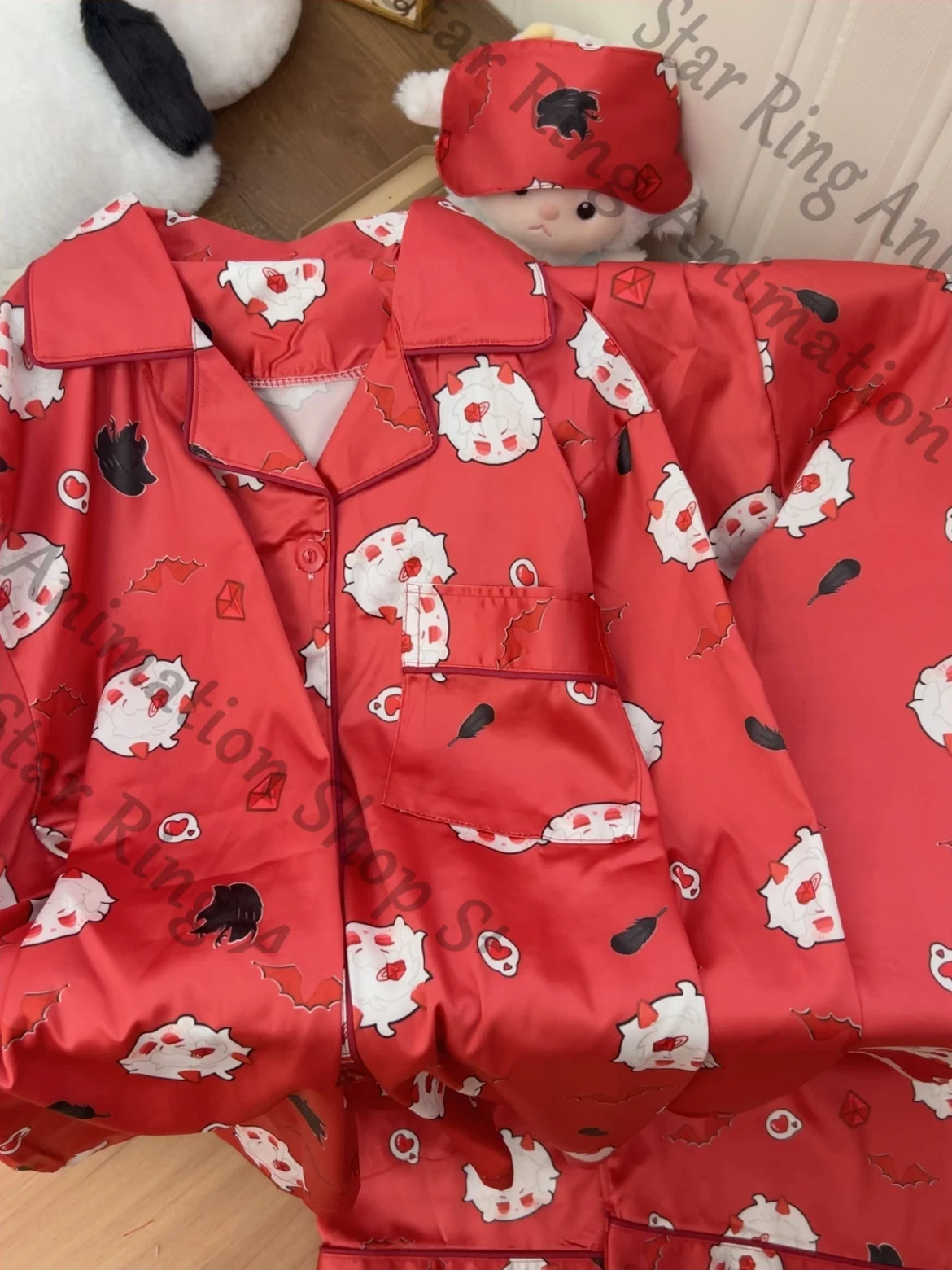 

Love and Deepspace Sylus Anime Pajamas Nightgown Pajama Pants Cospaly Nightclothes Cartoon Gift Pyjama Trousers Ice Thread