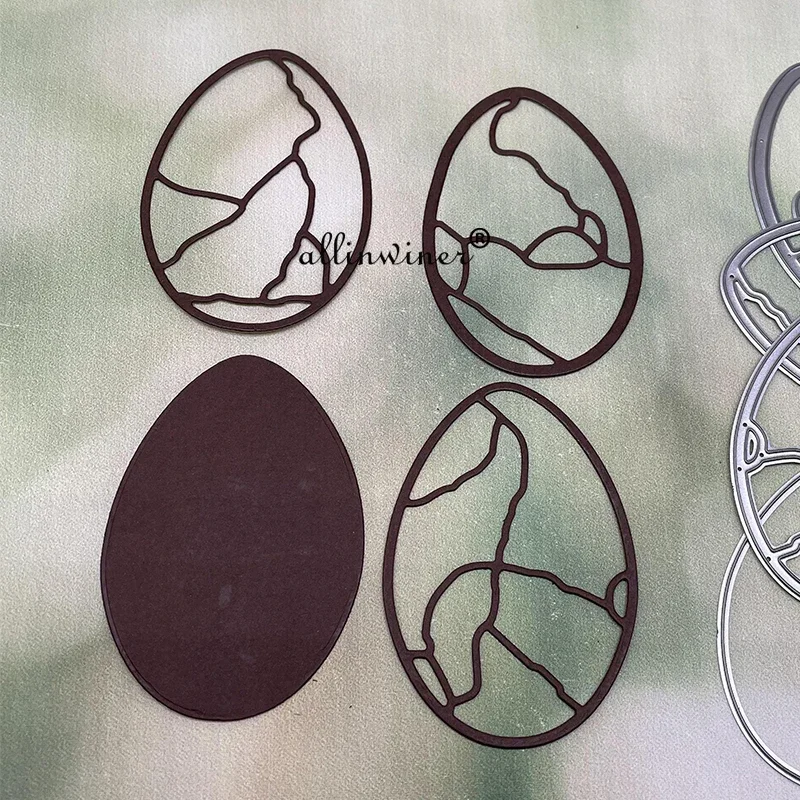 New Easter cracked eggs DIY Craft Metal Cutting Die Scrapbook Embossed Paper Card Album Craft Template Stencil Dies