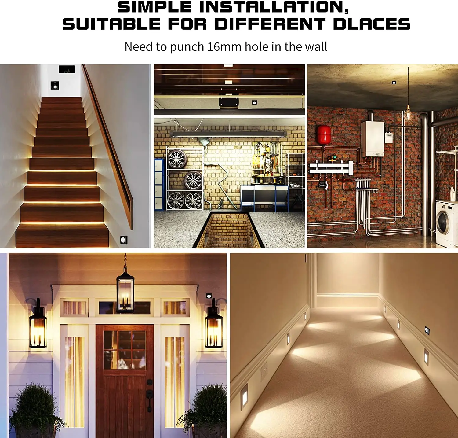 AC85-265V 12mm Human Infrared Sensor Switch Human PIR Motion Sensor LED Light Sensing Switch Time Delay Home Lighting PIR Switch