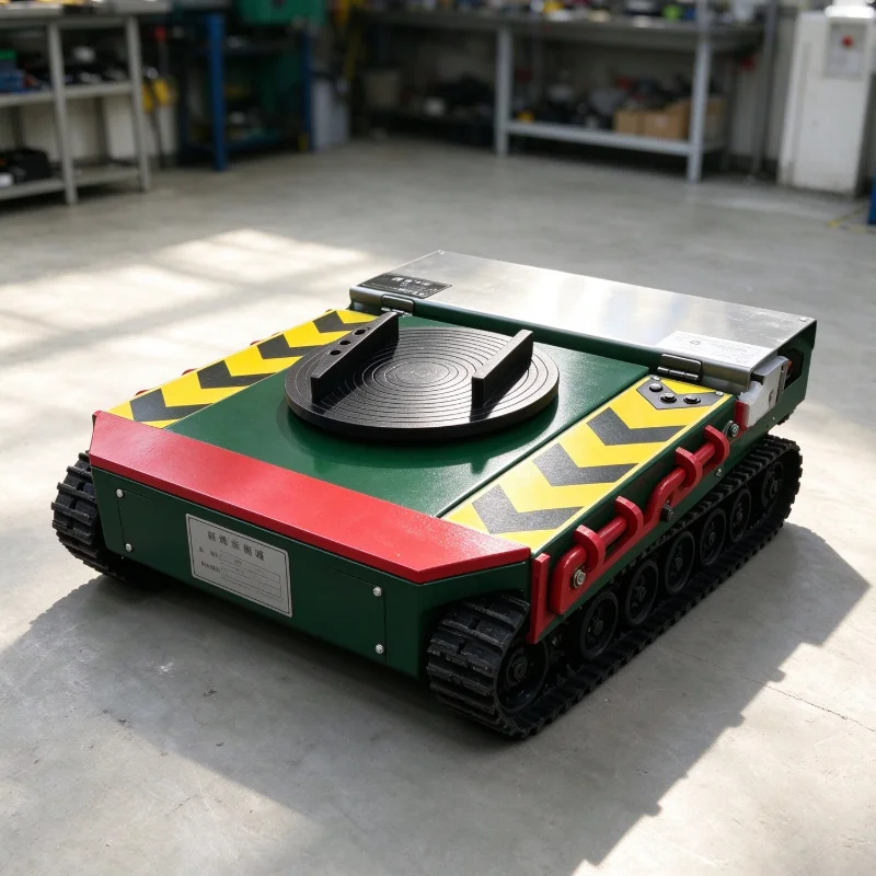 30 Ton Remote Control Machinery Skates, Lithium Powered Electric Transfer Trolley for Heavy Load Transport in Gear Factory