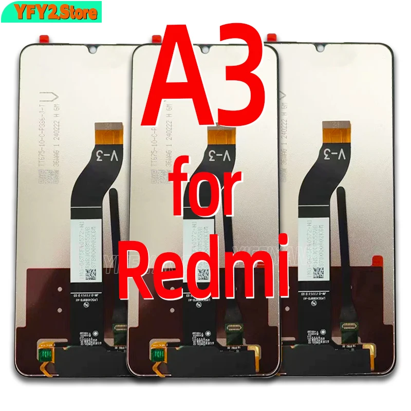 Écran tactile LCD de remplacement, 6.71 pouces, pour Xiaomi Redmi A3