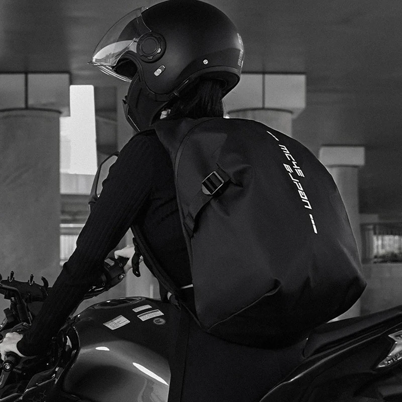 Motorcycle Helmet Storage and Hiking Backpack