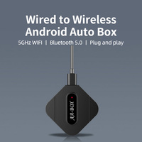 Car Mini AI Box for Android Auto Wireless Adapter Car OEM Radio Android auto Wired to Wireless Plug and Play 5Ghz WiFi