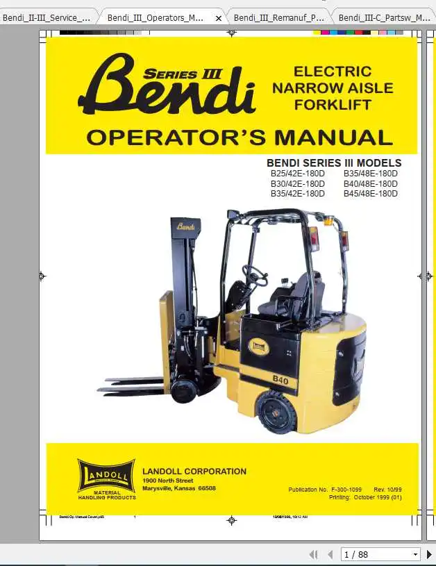 

AutoCD Landoll Bendi Drexel Вилочные погрузчики 12,8 ГБ Детали для обслуживания оператора Руководства и схема PDF