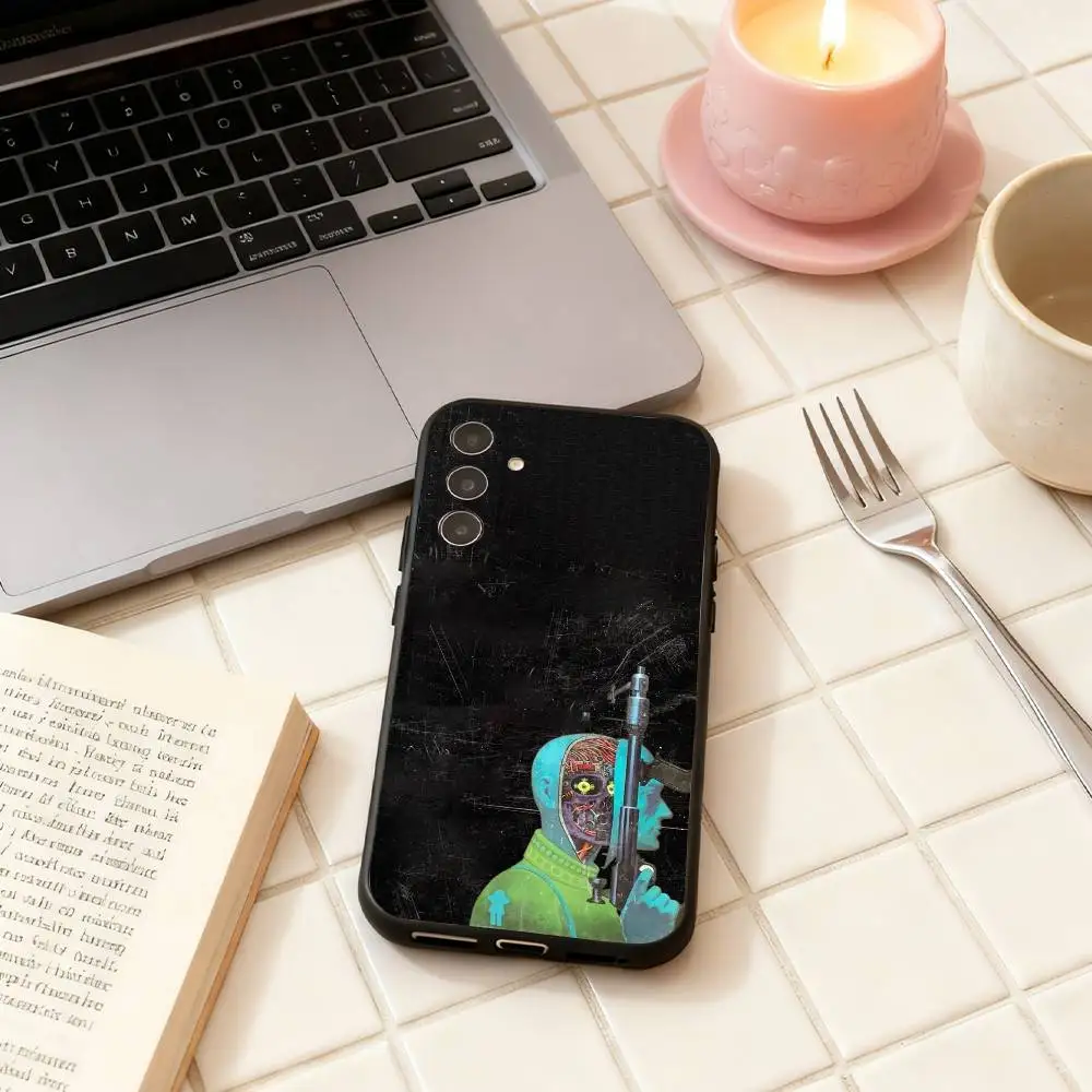 Funda de teléfono clásica R-Radiohead Rap Band para Samsung Galaxy A73,A72,A71,A70,A53,A52,A51, otros carcasa negra suave